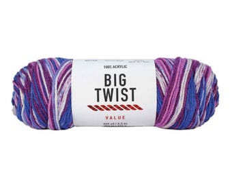 Big Twist Ombre Value Yarn (Unicorn Magic) ~ 100% worsted acrylic super soft machine washable super soft