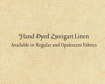 Harvest Gold Linen (LN-100) ~ Hand Dyed Zweigart Cross Stitch Fabric