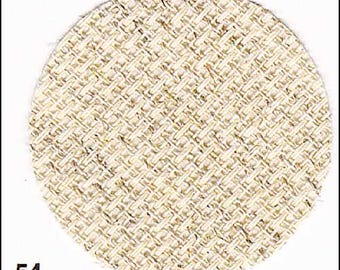 Oatmeal Rustico Zweigart Aida ~ undyed fabric available in 14, 16, 18 and 20 count