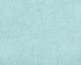 Aqua Aida (DDA-59) ~ Hand Dyed Cross Stitch Fabric from Vintage NeedleArts ~ 11/14/16/18/20/22 count regular and opalescent Aida