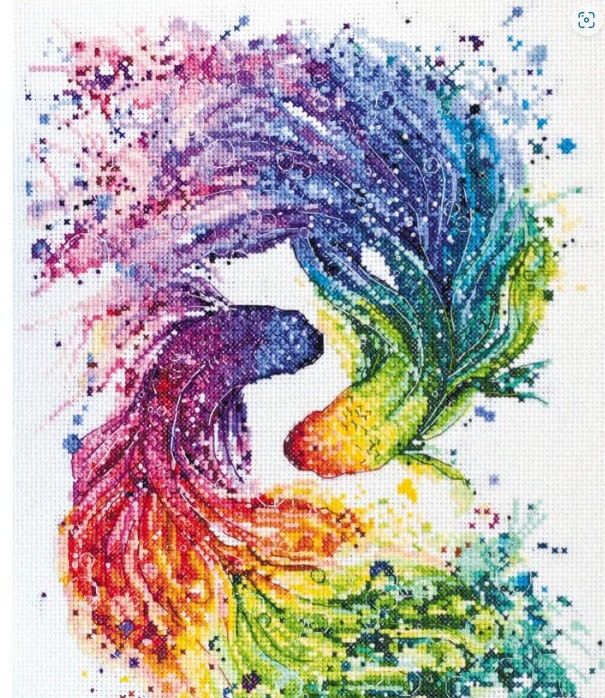 DIY Bead Embroidery Kit on Art Canvas keys to the Spring, Craft Kit,  Beading Pattern, Home Decor, A07 Abris Art 