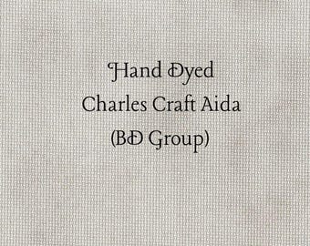 Stone Aida (CC-BDA-36) ~ Hand Dyed Charles Craft Cross Stitch Fabric
