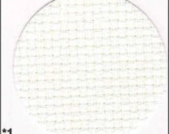 Zweigart Aida - White Cross Stitch Fabric - available in 11/14/16/18/20/22 count