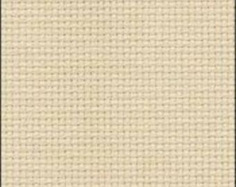 18 count Zweigart Aida Parchment Cross Stitch Fabric size 49 x 63cm 