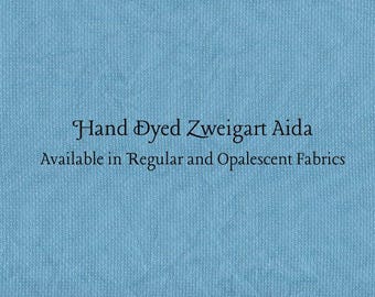 Bermuda Bay Aida (Z-DDA-108) Hand Dyed Zweigart Cross Stitch Fabric
