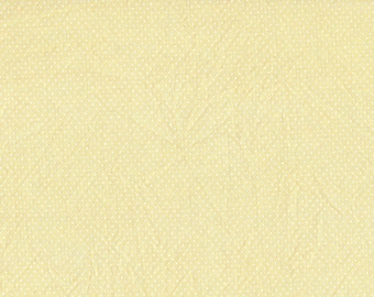 SHORT CUT Micro Dot Embossed Cotton (King's Gold) ~ Hand Dyed Fabric from Vintage NeedleArts