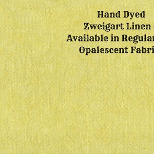 Curry Powder Linen (LN-105) ~ Hand Dyed Zweigart Cross Stitch Fabric from Vintage NeedleArts - available in regular and opalescent linen