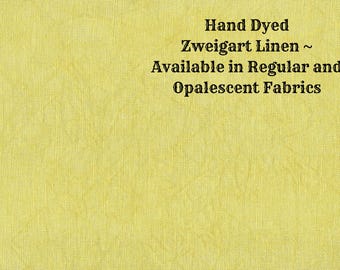 Curry Powder Linen (LN-105) ~ Hand Dyed Zweigart Cross Stitch Fabric from Vintage NeedleArts - available in regular and opalescent linen