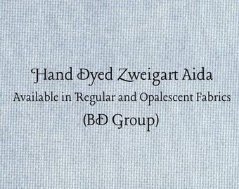 Gathering Storm Aida (Z-BDA-98) Hand Dyed Zweigart Cross Stitch Fabric