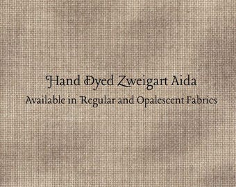 Nantucket Prim Aida (Z-BDA-22-18-PT) Hand Dyed Zweigart Cross Stitch Fabric