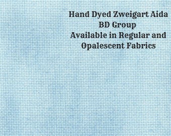 Frozen Aida (Z-BDA-7) Hand Dyed Zweigart Cross Stitch Fabric