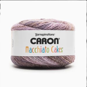 Caron Macchiato Cakes Yarn (Fleeting) ~ 5 voluminöse Acryl-Wollmischung in bunten Farbtönen