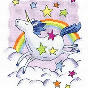 Unicorn counted cross stitch kit from Heritage Crafts - Karen Carter Collection