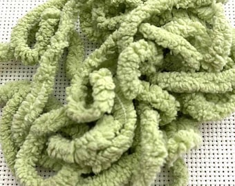 Sweet Grass Petite Chenille Trim (PC-12) by Vintage NeedleArts ~ hand dyed 2 continuous yards