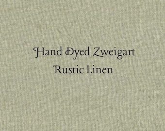 Milkweed Rustic Linen (FLN-68) ~ Hand Dyed Zweigart Cross Stitch Fabric