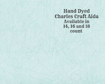 Bahama Mama Aida (CC-DDA-58) ~ Hand Dyed DMC/Charles Craft Cross Stitch Fabric from Vintage NeedleArts