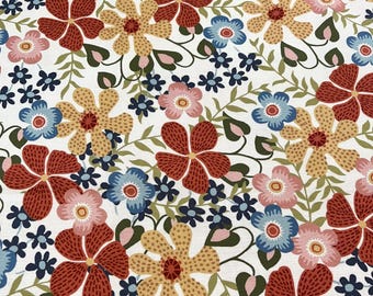 PER YARD ~ Boho Flower Quilter's Cotton from Brother Sister Design Studios ~ 100% cotton fabric