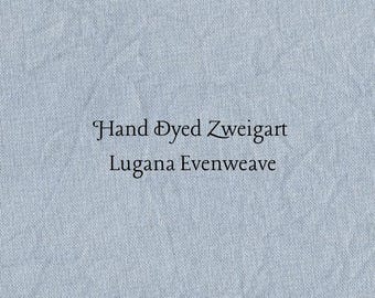 Favorite Blue Jeans Lugana Evenweave (LG-17) ~ Hand Dyed Zweigart Cross Stitch Fabric