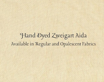 Gingersnap Aida (Z-DDA-2) Hand Dyed Zweigart Cross Stitch Fabric