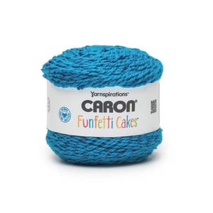Caron Funfetti Cakes Garn ~ 4 mittelschwere Acrylmischung mit gedrehten Fasern, die eine Konfetti-Optik erzeugen