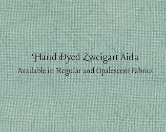 Rainforest Aida (Z-DDA-115) Hand Dyed Zweigart Cross Stitch Fabric