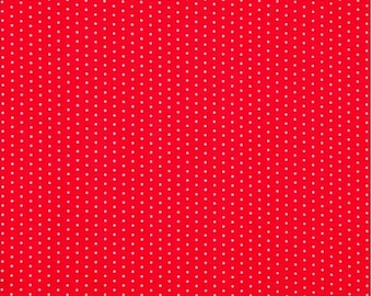 Red & White Polka Dot Fabric from Brother Sister Design Studio ~ 100% cotton for sewing and quilting