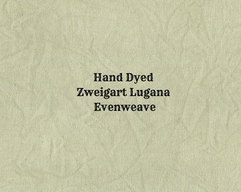 Milkweed Lugana Evenweave (LG-68) Hand Dyed Zweigart Cross Stitch Fabric