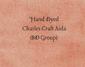 Roasted Carrots Aida (CC-BDA-76) ~ Hand Dyed Charles Craft Cross Stitch Fabric