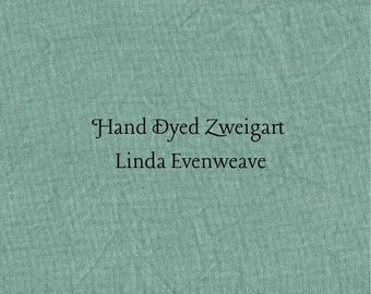 Rainforest Linda Evenweave (LND-115) Hand Dyed Zweigart Cross Stitch Fabric