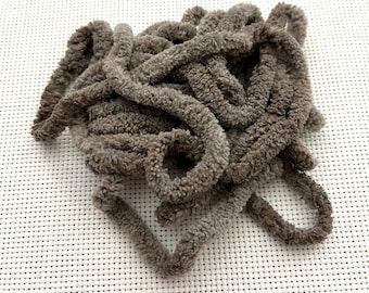 Milk Chocolate Petite Chenille Trim (PC-73) by Vintage NeedleArts ~ hand dyed 2 continuous yards