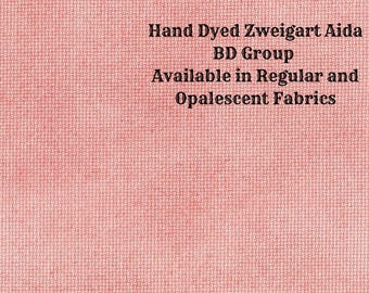 Cactus Flower Aida (Z-BDA-43) Hand Dyed Zweigart Cross Stitch Fabric