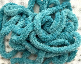 Miss Tilly's Teal Petite Chenille Trim (PC-41) by Vintage NeedleArts ~ hand dyed 2 continuous yards