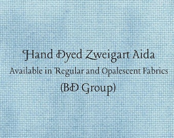 Frozen Aida (Z-BDA-7) Hand Dyed Zweigart Cross Stitch Fabric