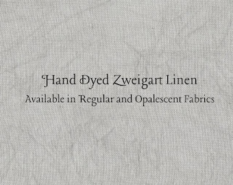 Smoke Linen (LN-46) ~ Hand Dyed Zweigart Cross Stitch Fabric