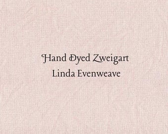 Vintage Rose Linda Evenweave (LND-60) Hand Dyed Zweigart Cross Stitch Fabric