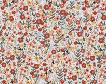 Earth Botanical Fabric from Brother Sister Design Studio ~ 100% cotton for sewing and quilting
