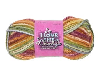 I Love This Chunky Print Yarn (Cinnamon Cedar)
