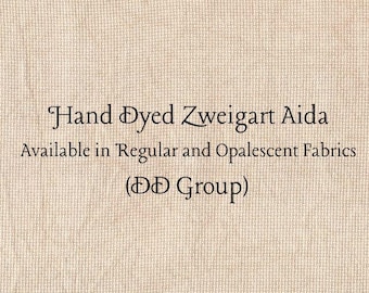 Nutmeg Aida (Z-DDA-44) Hand Dyed Zweigart Cross Stitch Fabric