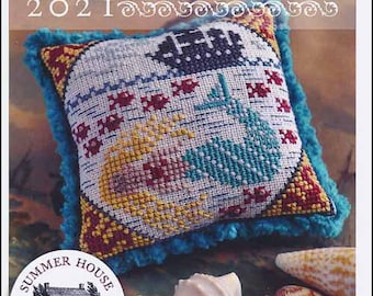PAPER Cross Stitch Chart - Tales from the Sea - Fragments in Time 2021 (#5) from Summer House Stitche Workes