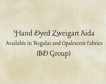 Irish Cream Aida (Z-BDA-19) Hand Dyed Zweigart Cross Stitch Fabric