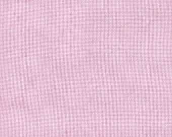 SHORT CUT - Tea Rose (DD) Hand Dyed Zweigart Aida Cross Stitch Fabric from Vintage NeedleArts