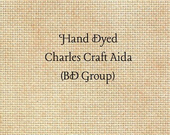 Harvest Gold Aida (CC-BDA-100) ~ Hand Dyed Charles Craft Cross Stitch Fabric