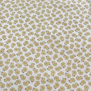 Yellow Ducks Quilter&#39;s Cotton Fabric from Bernatex ~ 100% cotton premium quality quilting and sewing fabric nursery baby newborn