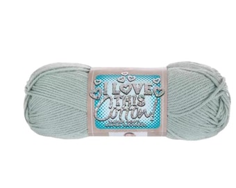 I Love This Cotton! Yarn (Serene Spa) ~ soft machine washable 100% cotton yarn amigurumi crochet knitting