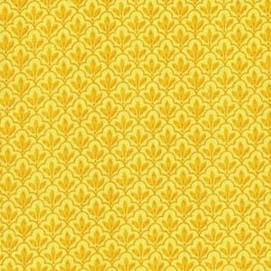 ファットクォーター ~ スカラップトレリスオレンジ生地 ~ 100%コットン 18x22インチ プレカットキルターズコットンキープセイクカリコ