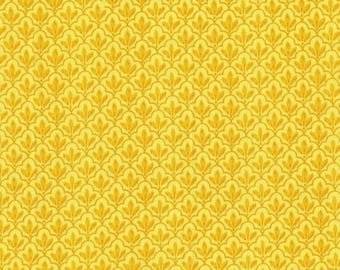 FAT QUARTER ~ Scalloped Trellis Orange Fabric ~ 100% cotton 18x22 inches pre-cut Quilter's Cotton Keepsake Calico