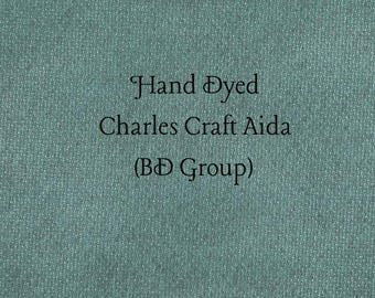 Mistletoe Aida (CC-BDA-109) ~ Hand Dyed Charles Craft Cross Stitch Fabric