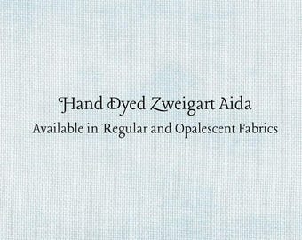 Sky Aida (Z-BDA-62) Hand Dyed Zweigart Cross Stitch Fabric