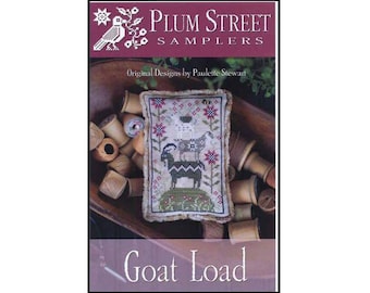 PAPER CHART - Goat Load from Plum Street Samplers - cross stitch design