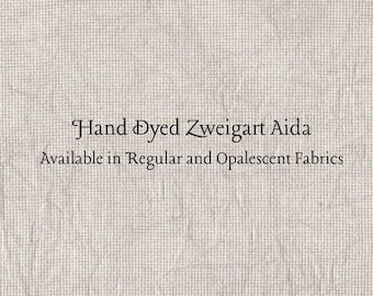 Driftwood Aida (Z-DDA-32) Hand Dyed Zweigart Cross Stitch Fabric